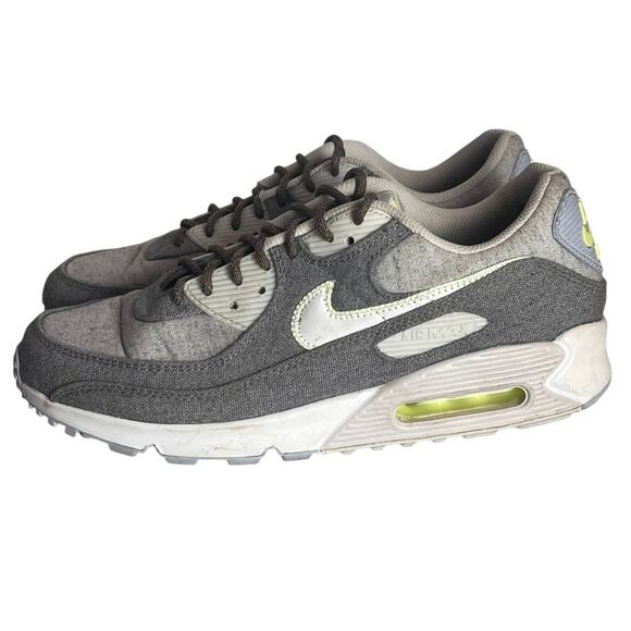 Nike Other - NIKE AIR MAX 90 Sneakers Men’s 11.5 Premium Recycled Canvas Pack Athletic Shoes